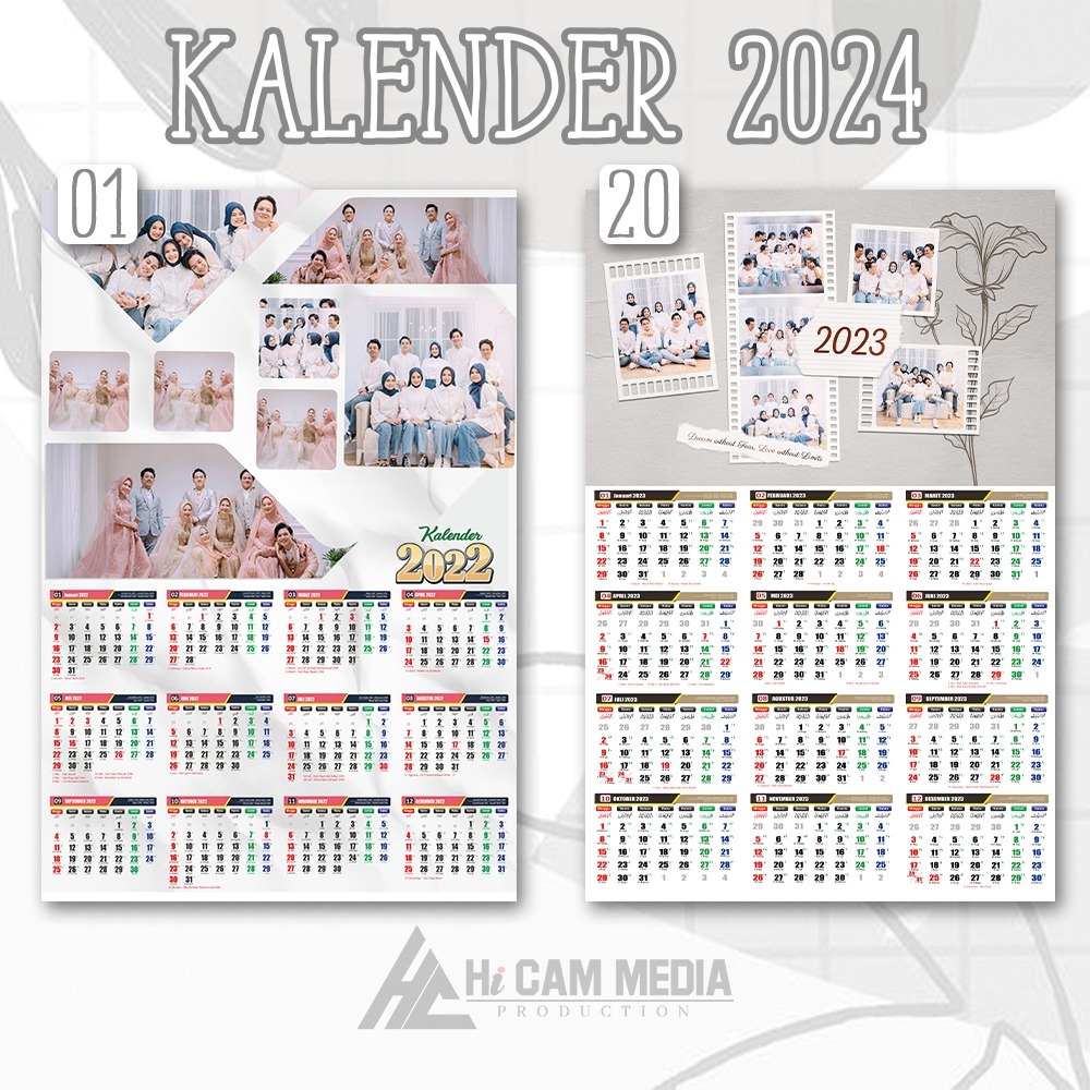 

Kalender 2025 costum / kalender custom / kalender foto sendiri / kalender murah