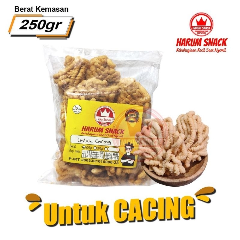 

UNTUK CACING 250 gram [Harum Snack Official]