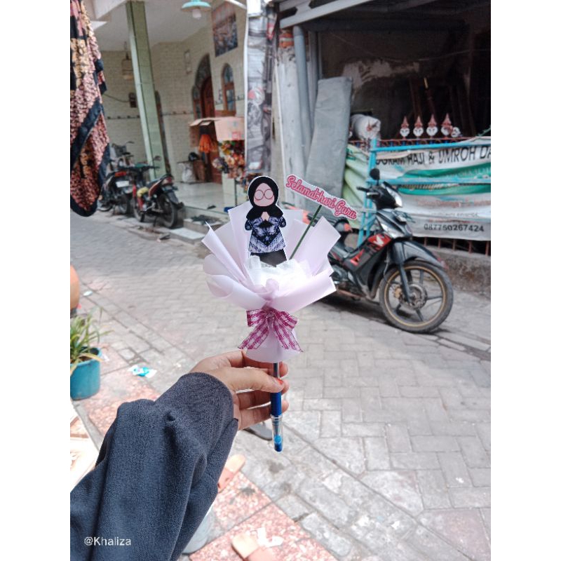 

Pensil buket isi Karakter Guru