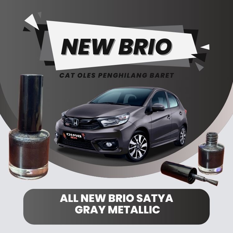 Cat Oles Penghilang Baret Mobil Honda Brio Gray Metallic Baret Body Baret Bumper Karat Body Mobil Br