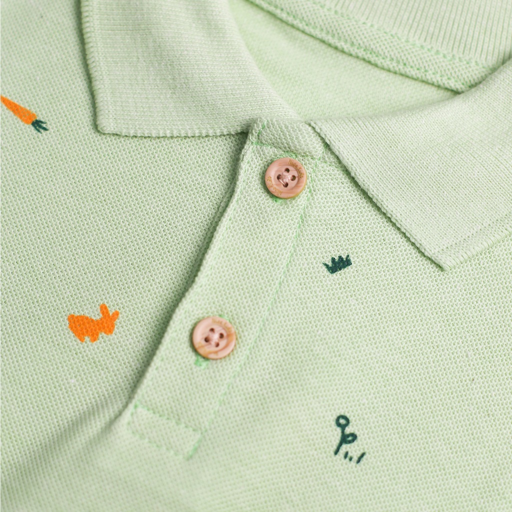 Nice Kids - Printed Polo Shirt (Kaos Atasan Anak Laki-Laki 1-6 Tahun)
