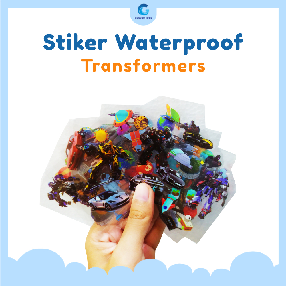 

STICKER NONO TRANSFORMERS [ECER] WATERPROOF / 1 LEMBAR STIKER