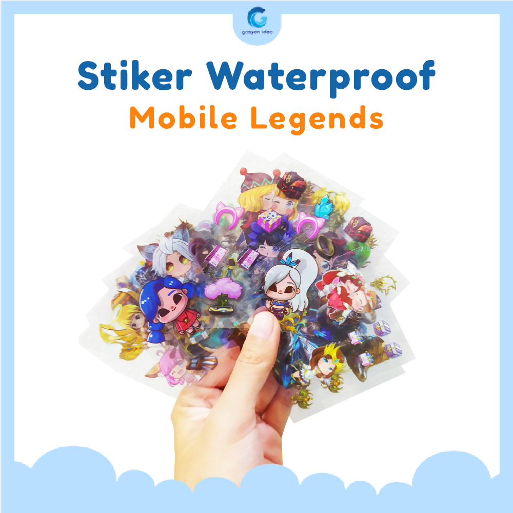 

STICKER NONO MOBILE LEGENDS [ECER] WATERPROOF / 1 LEMBAR STIKER