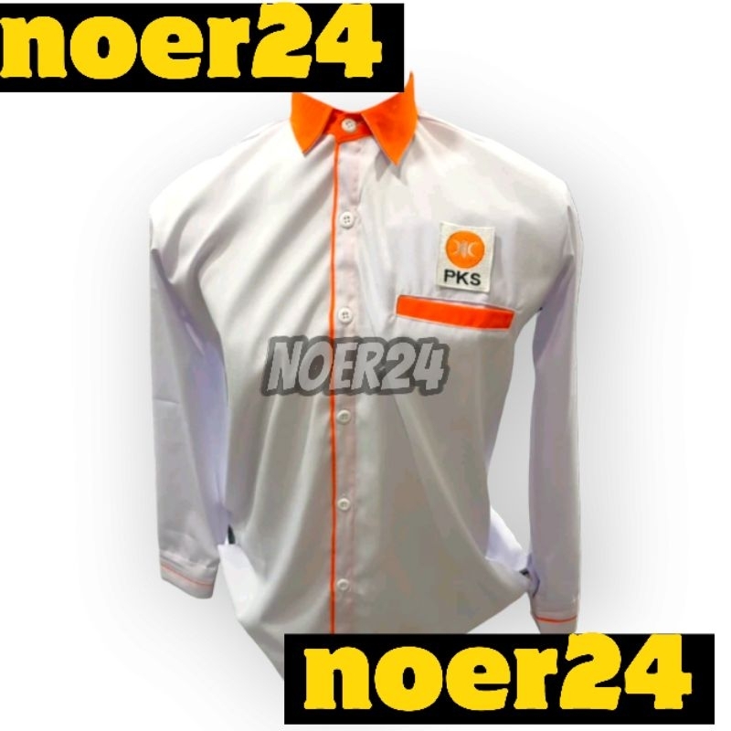 kemeja partai pks lengan panjang terbaru