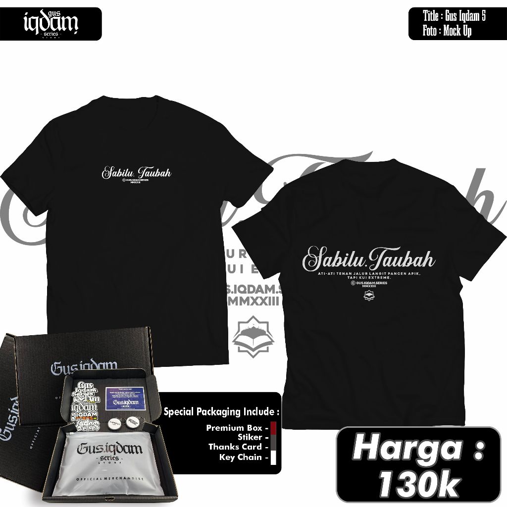 KAOS GUS IQDAM SERIES STORE - GUS IQDAM 5 | KAOS SANTRI | KAOS NUSANTARA | KAOS VIRAL | KAOS MAIYAH 