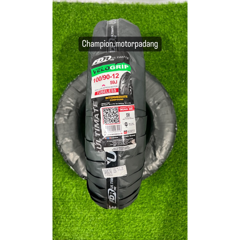 Ban Tubles FDR Velogrip City Go Motor matic scoopy(100/90-12)