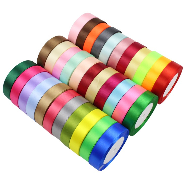 

[Part 2] Pita Satin 1/4 Inch / Pita Satin 0.6 Cm / Pita Satin Warna / Pita Kado / Pita Kain Warna / Pita Satin Polos Hl 1/4