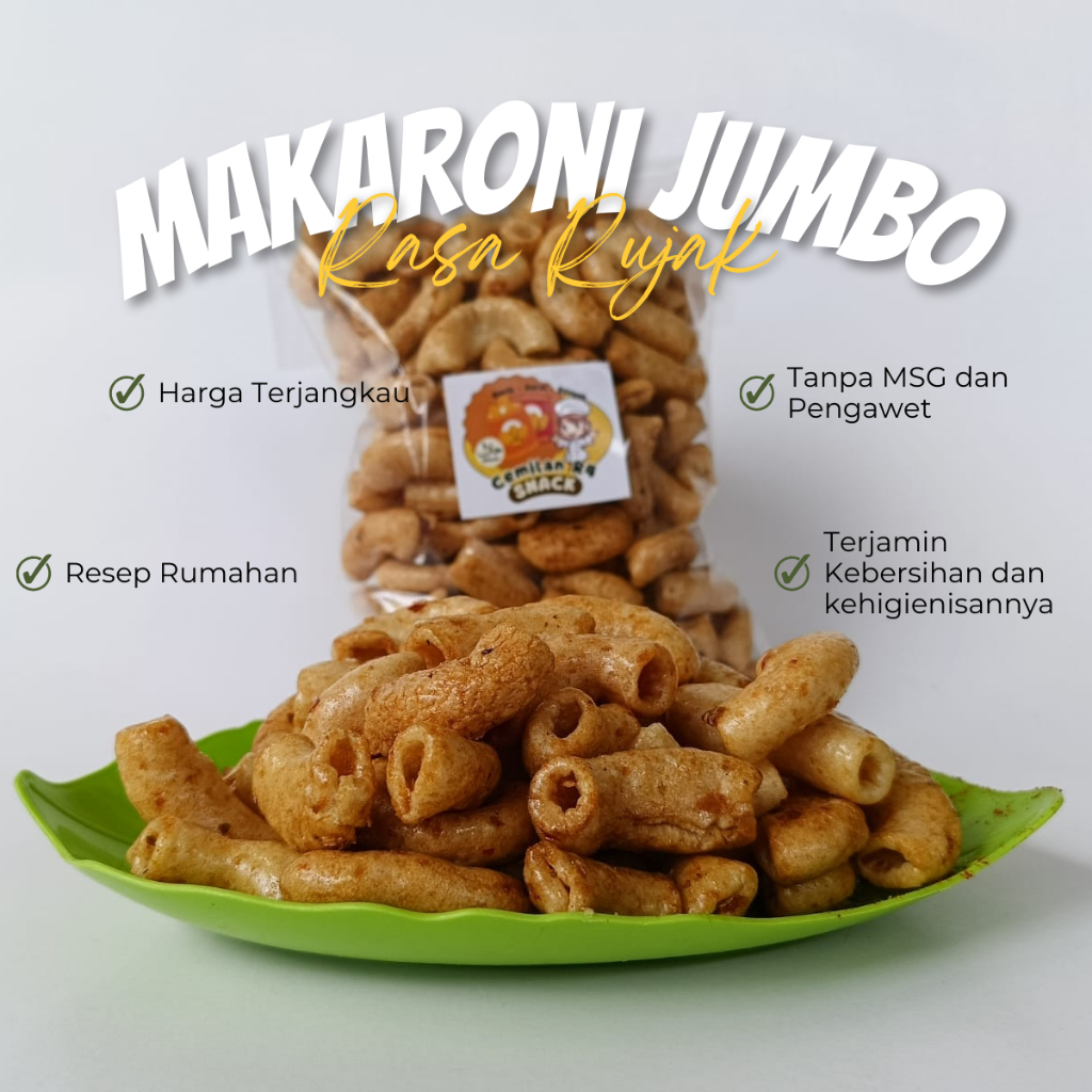 

Makaroni Jumbo Rasa Rujak 200 gr,