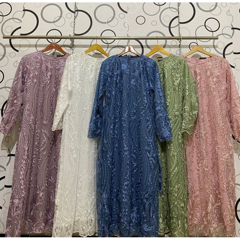 GAMIS FULL BURKAT TILE BURKAT/BURKAT KEKINIAN/GAMIS MODERN MURAH COD