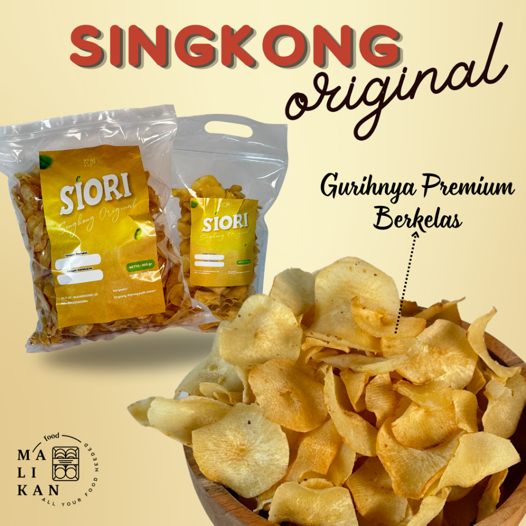 

Keripik Singkong Tidak Pedas 200gr Cemilan Gurih Original Kualitas Premium