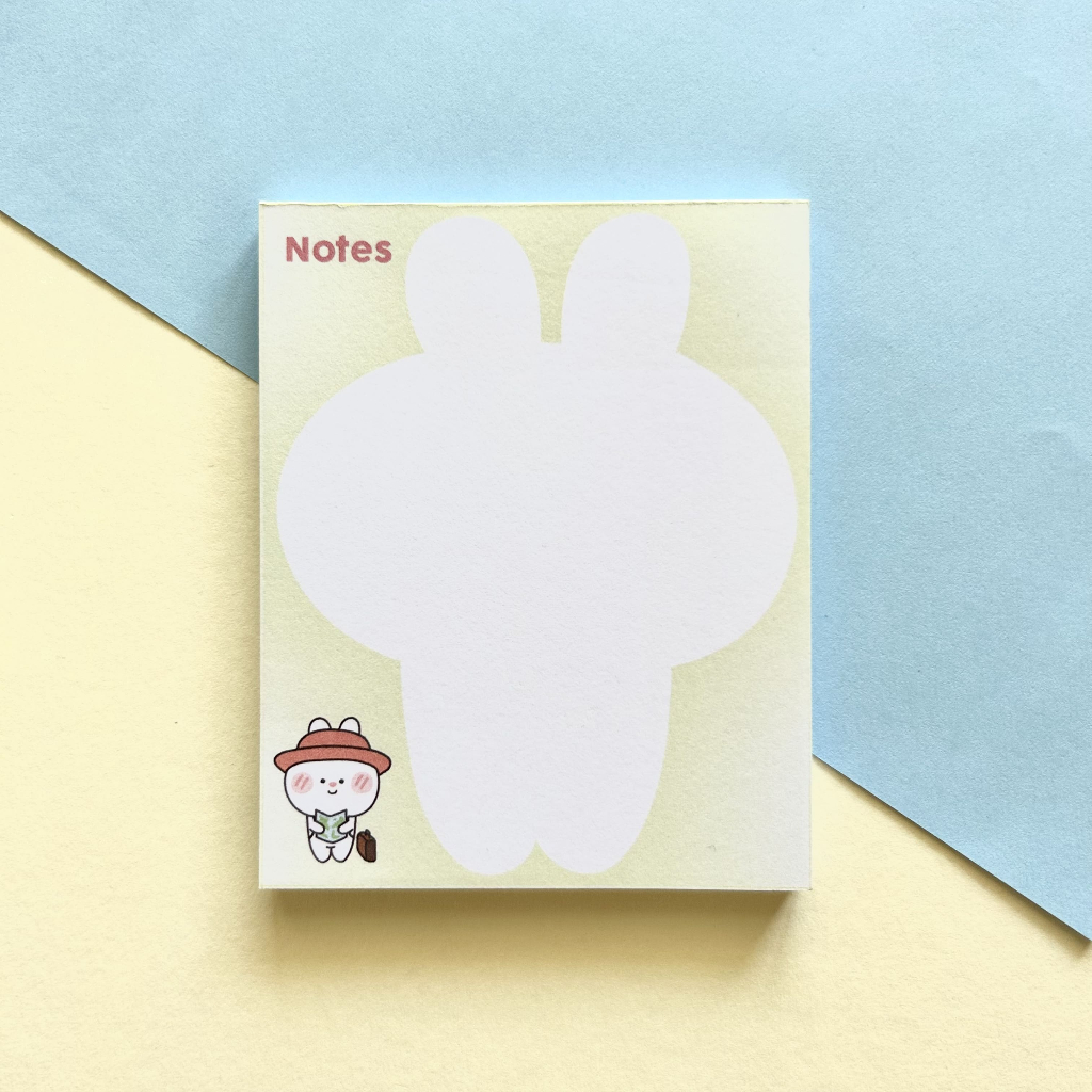 

HOUI - Memopad Lucu Cute Colorful // Bunny Notes Green 8x10cm