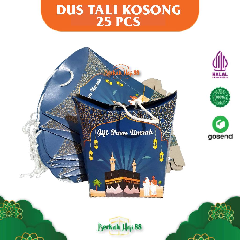 

Dus Tali Jinjing Kosong Oleh Oleh Haji dan Umroh paket per 25 pcs