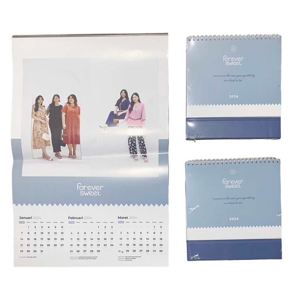 

FREE FOREVER SWEET 2025 Kalender Dinding Kalender Meja