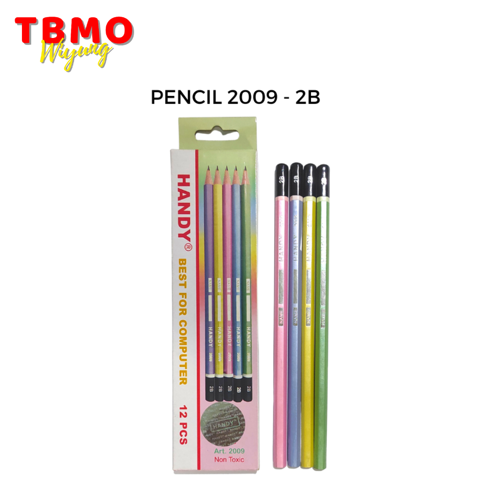 

TBMO Pensil 2B Handy 2009 Per Pack Isi 12 Pcs