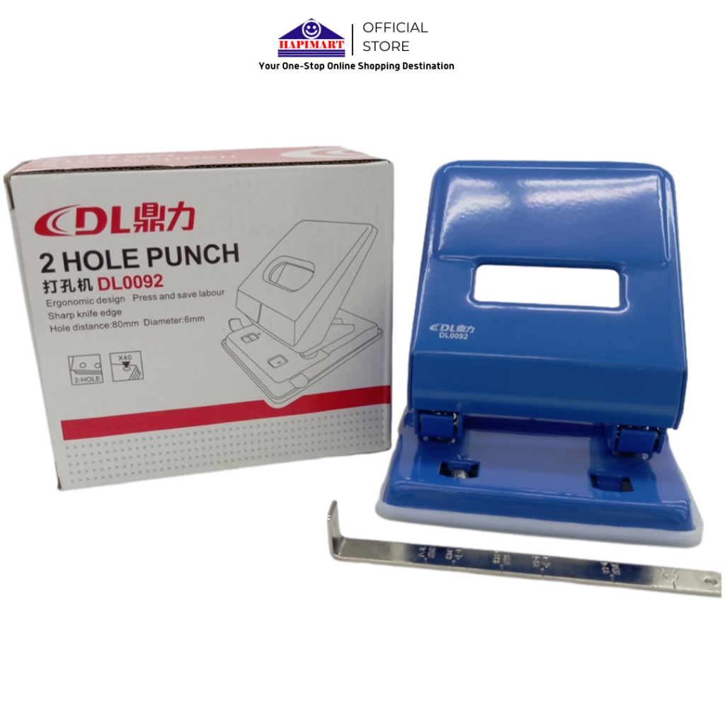 

Pembolong Kertas/Pelubang Kertas Pelubang Plong Kertas Hole 2 Lubang/ 2 Hole Paper Punch/Perforator