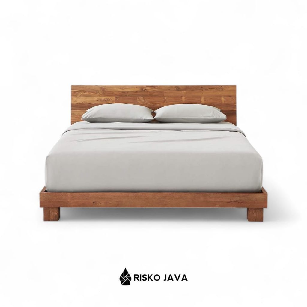 Dipan Tempat Tidur Kayu Jati / Dipan Tempat Tidur / Dipan Minimalis / Dipan Tempat Tidur Modern | BI