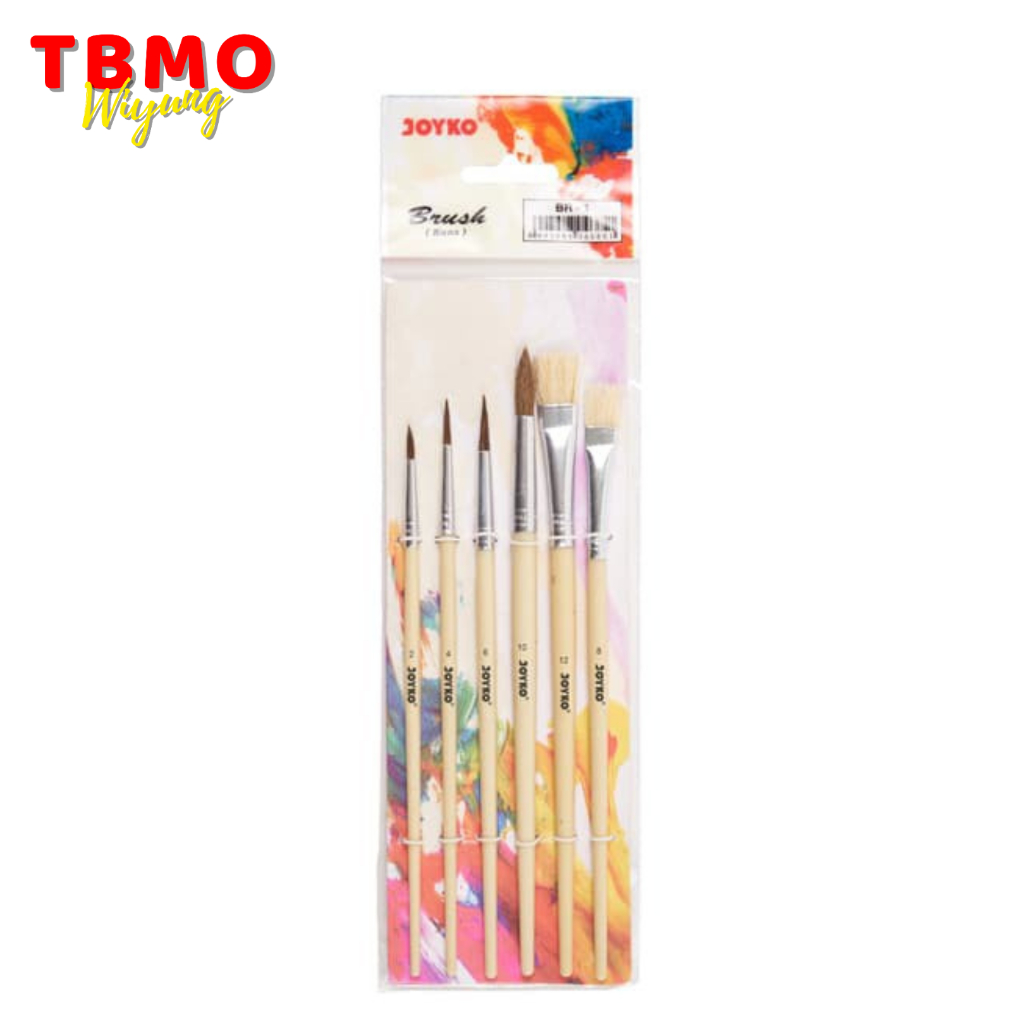 

TBMO Brush / Kuas Cat Air / Lukis / Acrylic Joyko BR-1