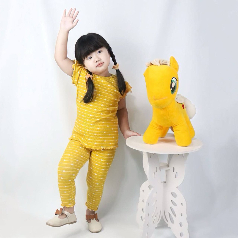 KEIKO ONE SET - Setelan Motif Anak Perempuan 1-5 Tahun