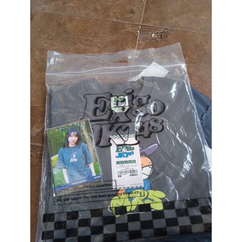 t-shirt Erigo Oversize|JKT48 Marsha VOL 5 gray