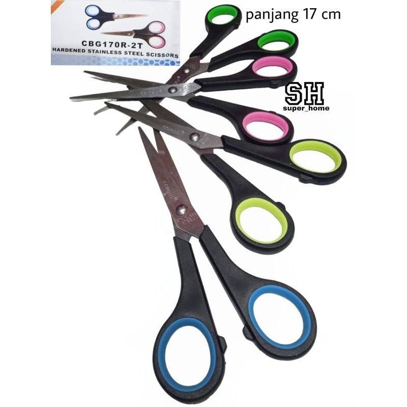 

GUNTING STAINLESS BESAR SCISSSORS 170R/(17cm)