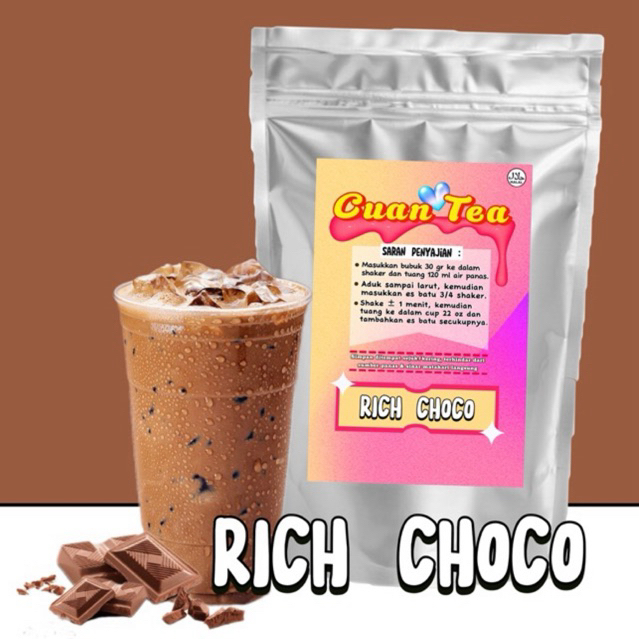 

2.2 CUAN_TEA “RICH CHOCO” BUBUK MINUMAN 1KG | MINUMAN KUALITAS PREMIUM 1000 GR