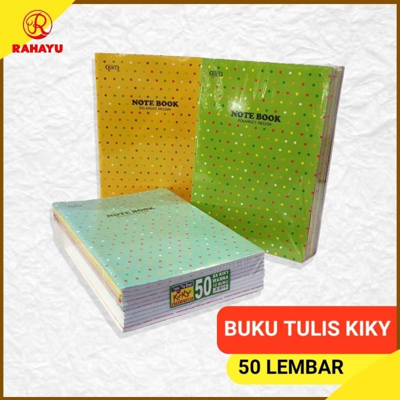 

BUKU TULIS BOXY KIKY 50 (1pak isi 10 pcs)