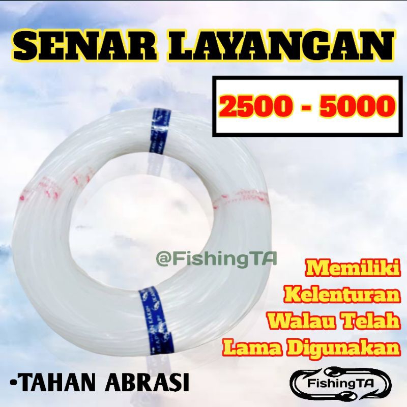 SENAR LAYANGAN ARWANA / KAKAP GAPANGAN 2500 - 5000 BENANG LAYANG LAYANG BESAR