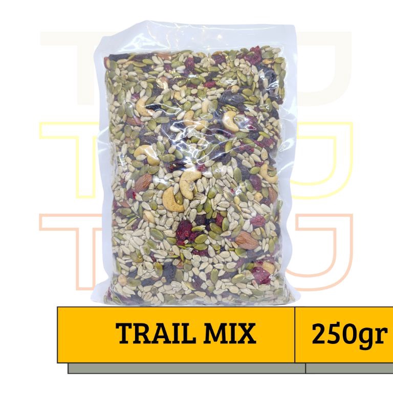 

YG8035 PREMIUM TRAIL MIX 250 Gr (ALMONDS, CHASEW,CRANBERRY, PUMPKINSEED, SUNFLOWERSEED) ➾#Sale