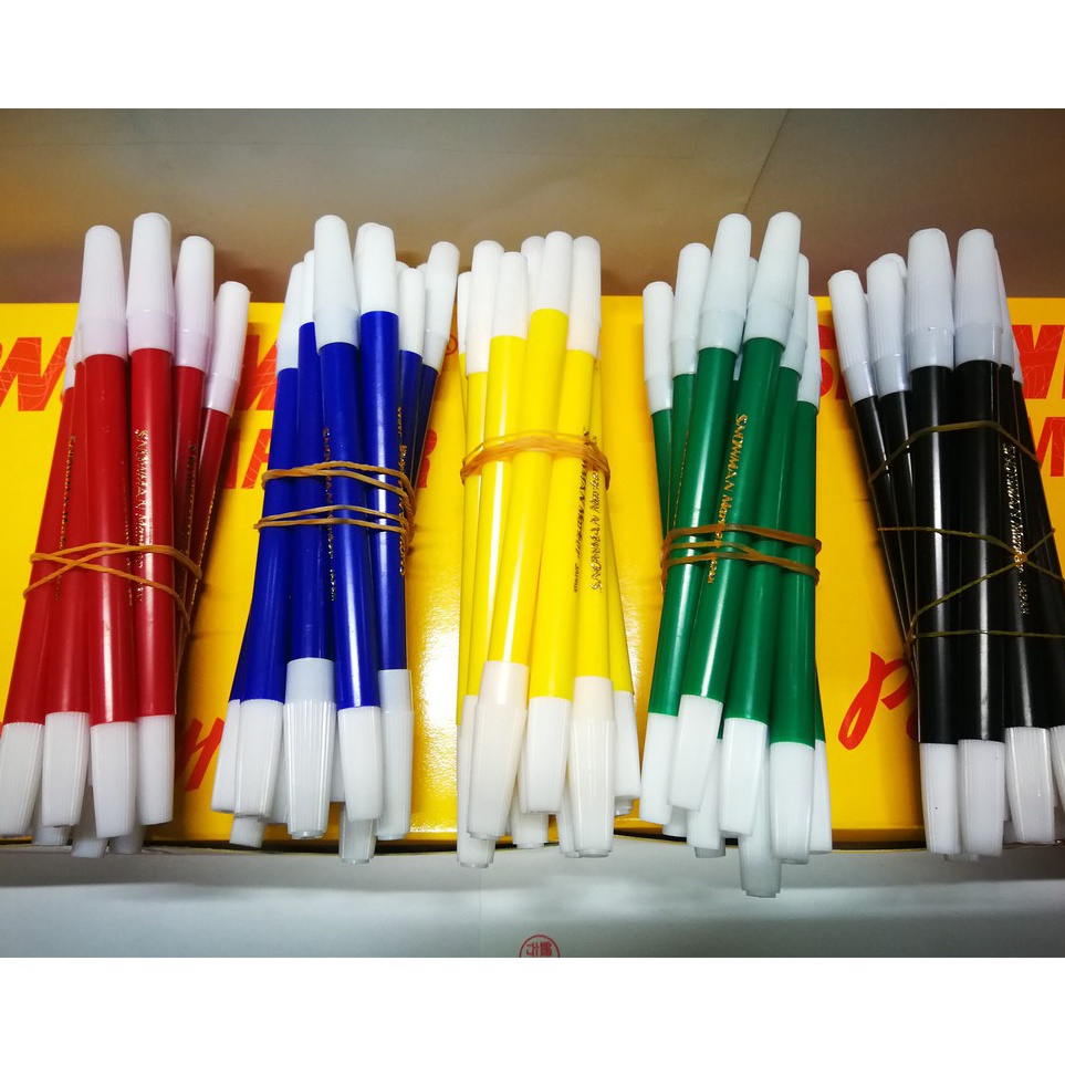 

✺Super Promo✷➺ [LUSIN] SNOWMAN SOL KECIL MARKER PENCIL TYPE 12 PCS L48