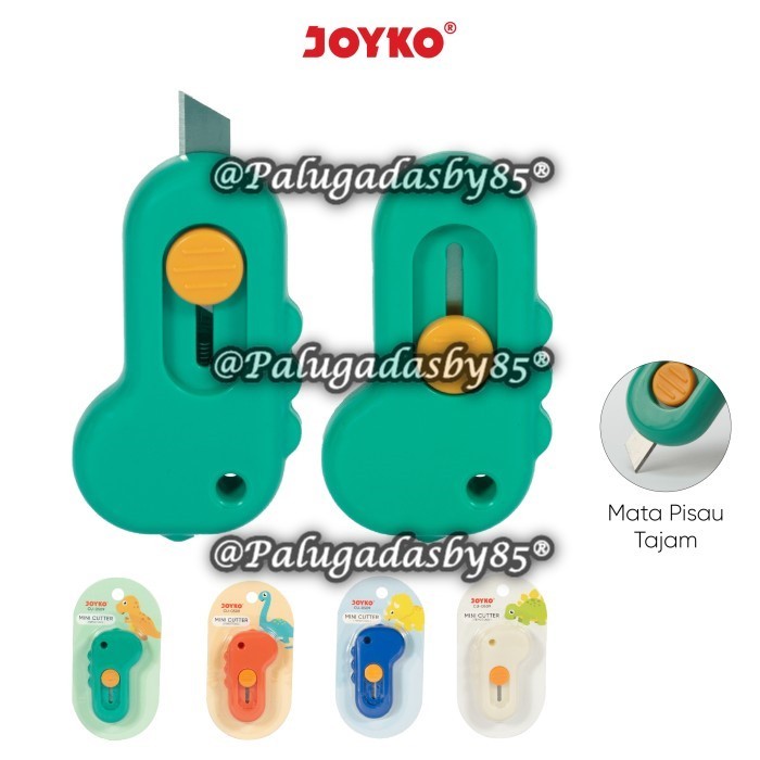 

(1 Biji) GROSIR Mini Cutter Joyko CU-0509 Dino / Mini Cutter Pisau Kecil Pemotong Joyko CU-0509 / Joyko Cutter CU-0509 / Joyko CU0509