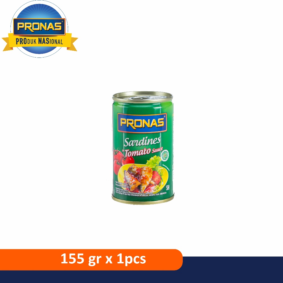 

[⁑Y86➢] PRONAS Sarden Tomat 155 gr [174]