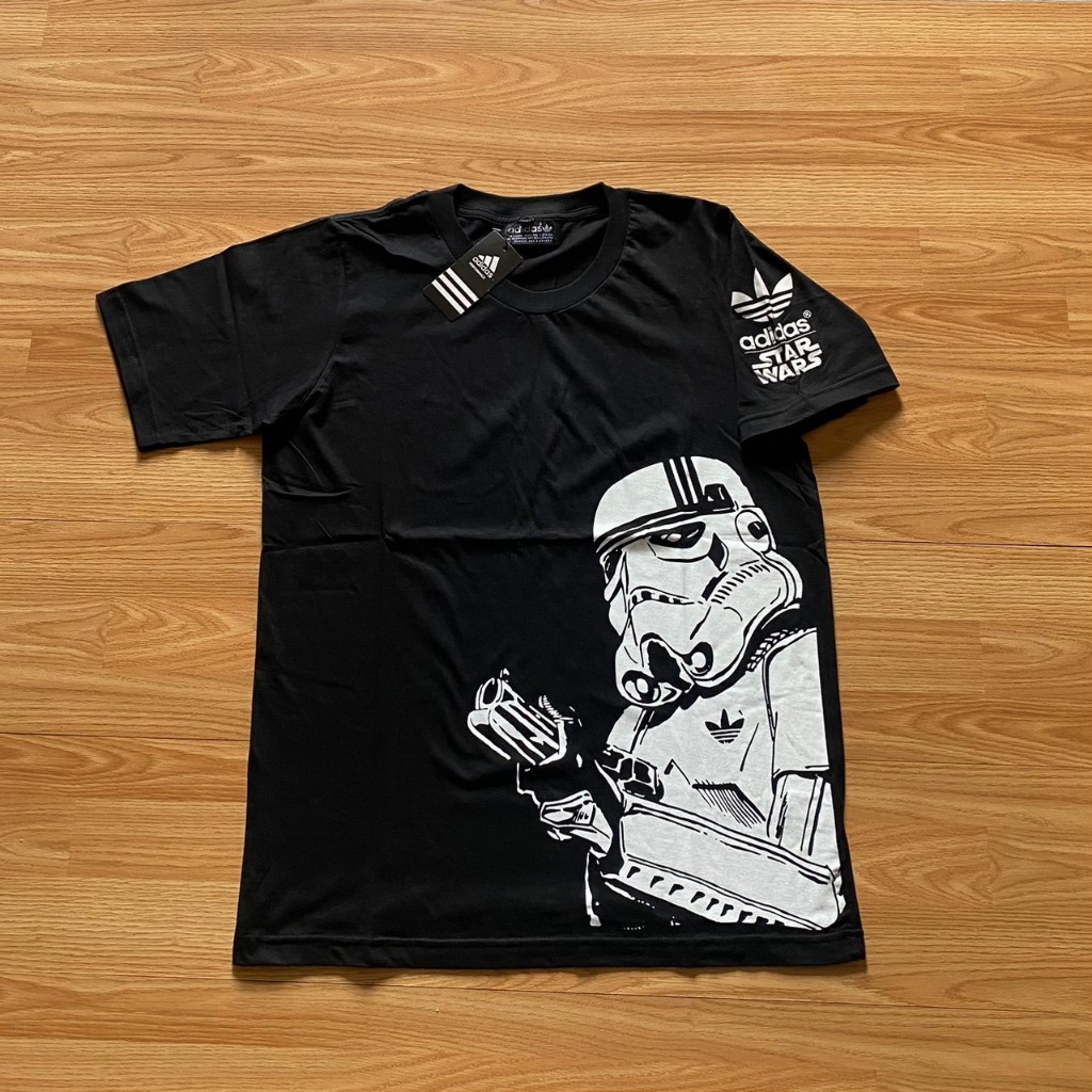 KAOS ADIDAS STAR WARS BLACK PREMIUM