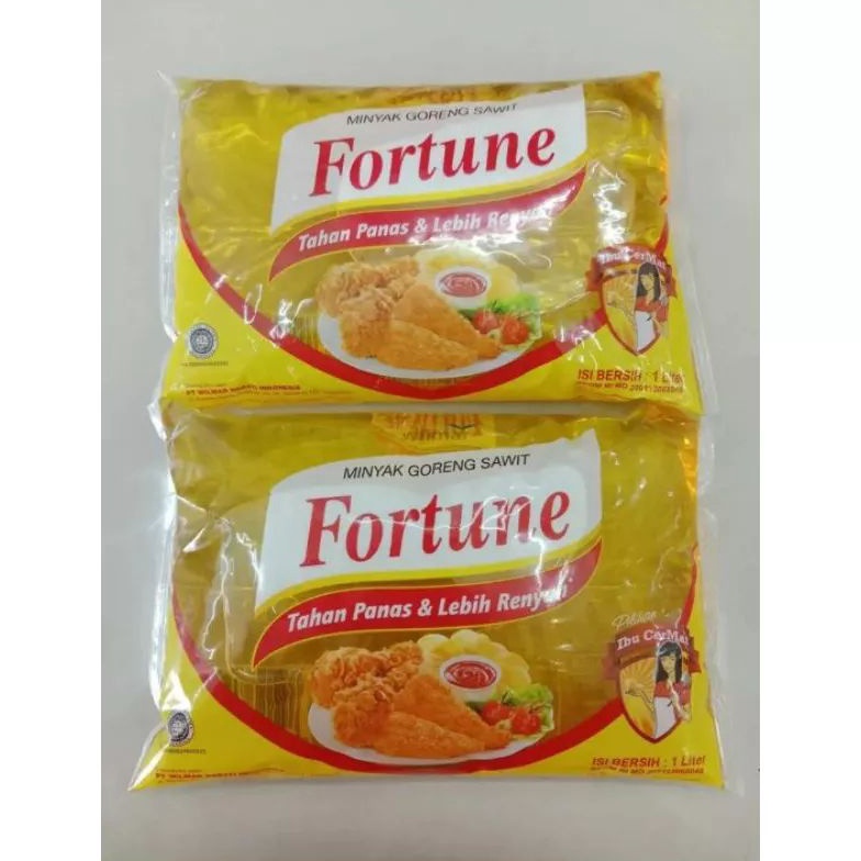 

Terl4ris Minyak Goreng Fortune Bantal 1 Liter (packing Dus) Weekday