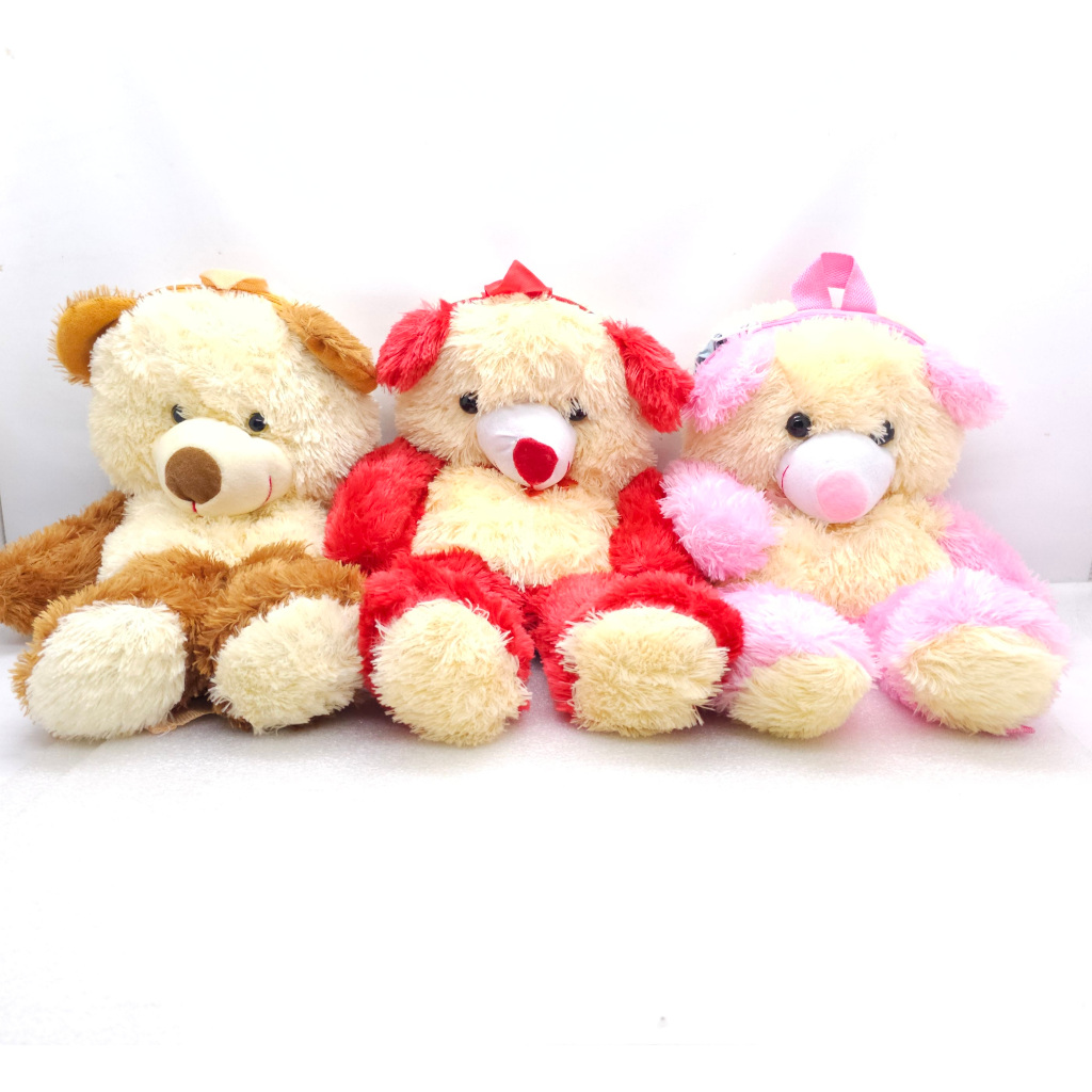Tas Anak Boneka Motif Hewan BULU" LEMBUT HALUS LUCU IMUT MURAH BARU / Tas Boneka Motif Hewan Lucu Im