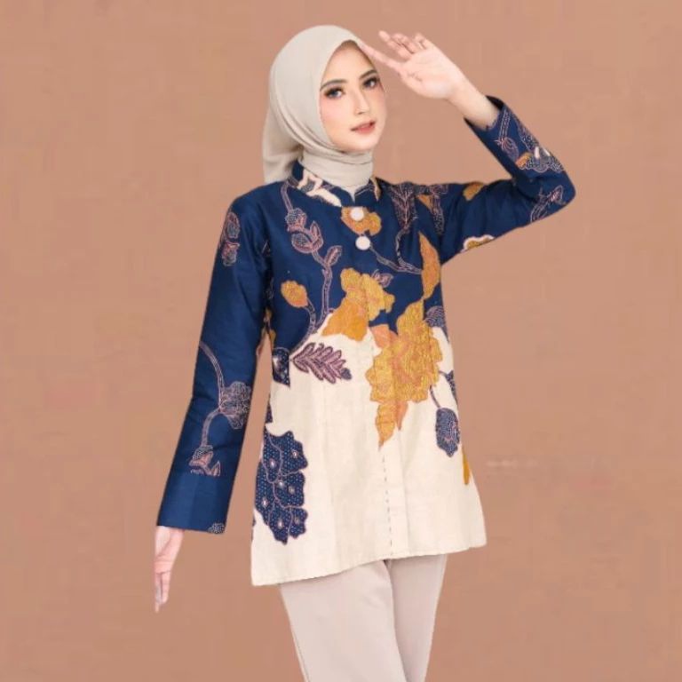 Serbu sekarang Batik Arimun Batik Wanita Baju Batik Batik Kerja Atasan Batik wanita modern