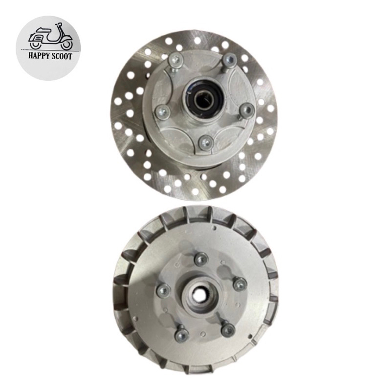 adaptor cakram set piringan r12 ring12 vespa clasik klasik kaki 2 as besar as kecil kaki 3 murah