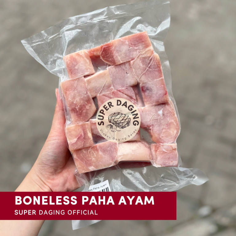 

Boneless Paha Ayam (potong dadu) 500g - Super Daging Palembang