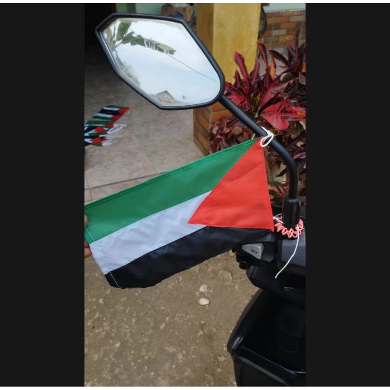 Bendera Motor Palestina | Bendera Palestina untuk Motor, Mobil, Sepeda | Bendera Palestina Kecil Unt