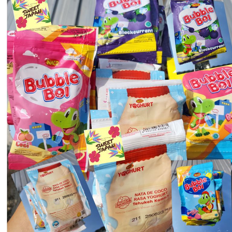 

KODE JUY388 Inaco jelly bubble boi enak isi 10 per renceng