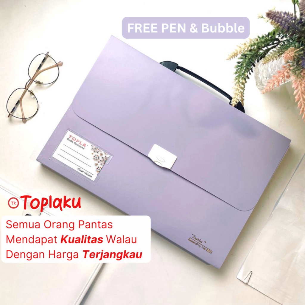 

Terbaik TOPLA Map Expanding File Dokumen Aesthetic F4 Sekat Anti Air Harmonika 13 A4 Berkas Keeper Stationary Plastik Tas Sertifikat Ijazah Kertas Sekolah Les Anak Perempuan Berkas File Folder Organizer Box Kertas Files Perlengkapan Kantor KULIAH KERJA B5