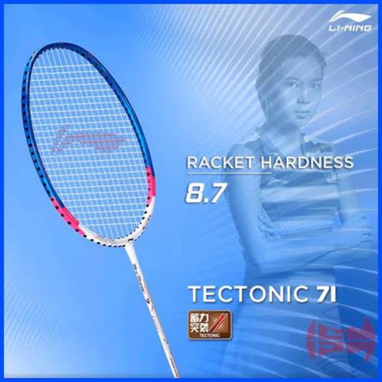 PALING LARIS RAKET BADMINTON LINING SUPER RINGAN 32 LBS BONUS TAS DAN GRIP