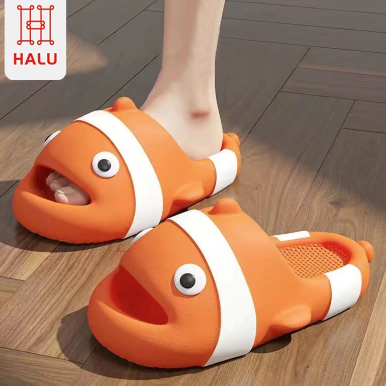 Booming.. HALU Sandal Anak Laki Laki Sandal Motif Ikan Nemo Lucu Prempuan Laki - Laki Size 24-35 HSN