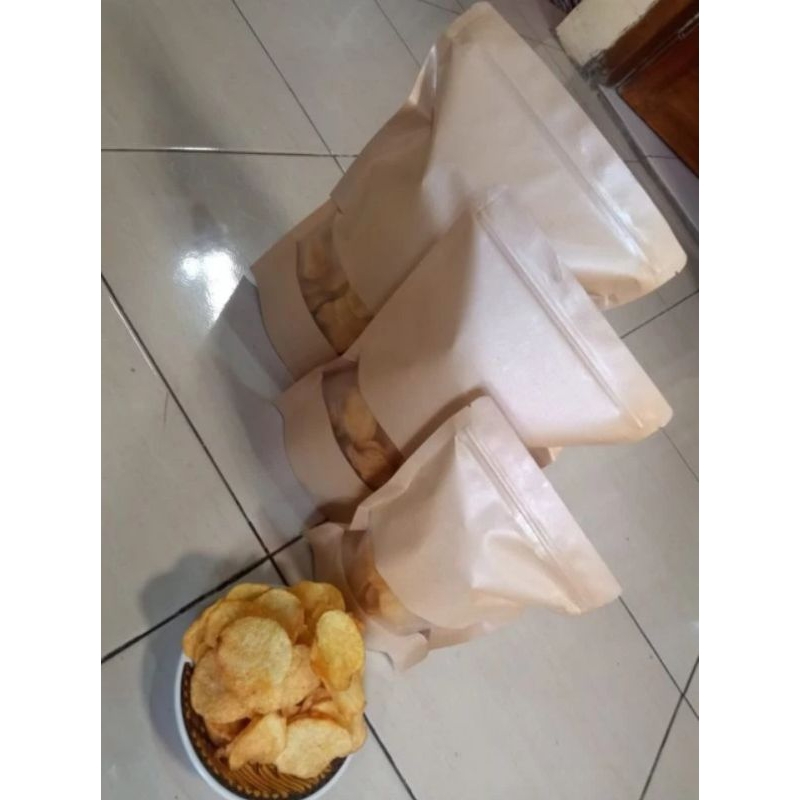 

KRIPIK ORIJINAL 100 GRAM/GARING/KRIUK TAMPA RASA(TAWAR)