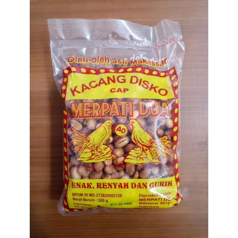 

Kacang Disko Cap Merpati Dua 500 G