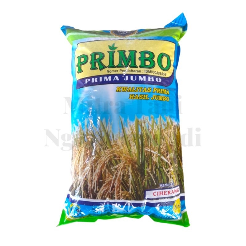 Bebih Padi Ciherang Prima Jumbo Cap Primbo 5Kg