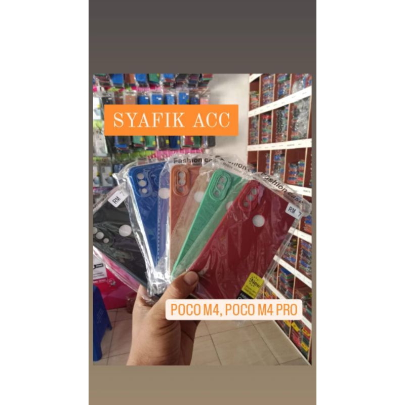 SOFTCASE CASING PRO CAMERA POCO M4, POCO M4 PRO CASING SILIKON PRO CAMERA MACARON