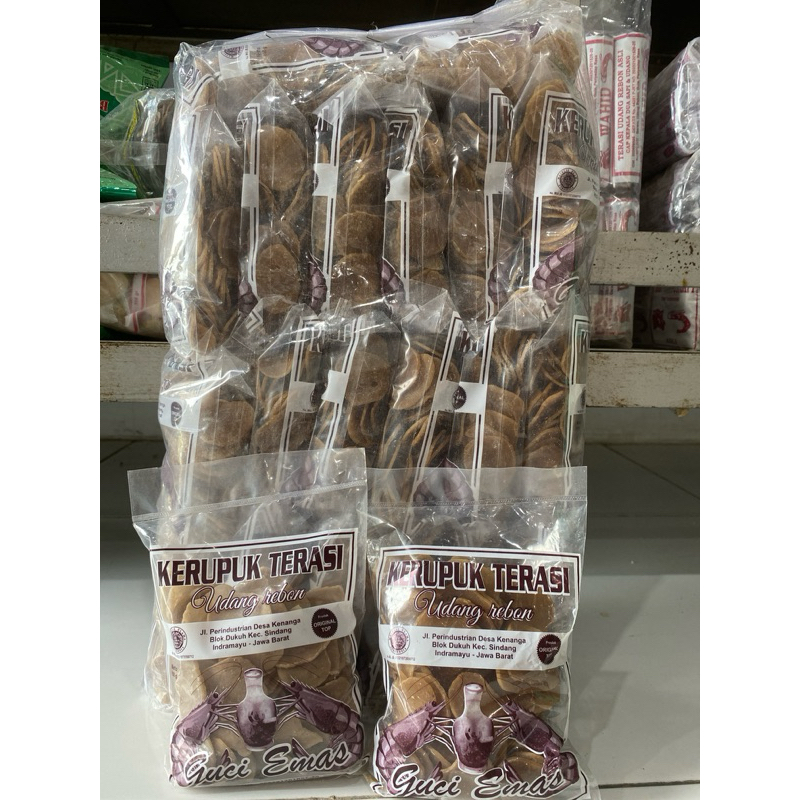 

Kerupuk terasi mentah isi 20pcs
