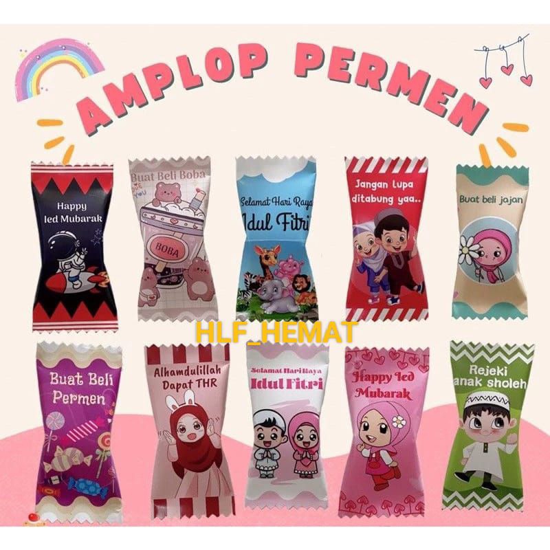 

Amplop Angpao Lebaran Bentuk Permen Isi 12 PCS | Angpao Terbaru