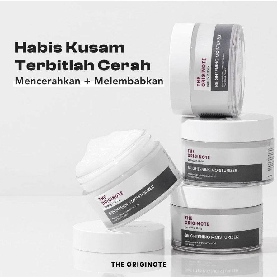 The Originote Brightening Moisturizer 50gr - Pelembab Wajah Mencerahkan