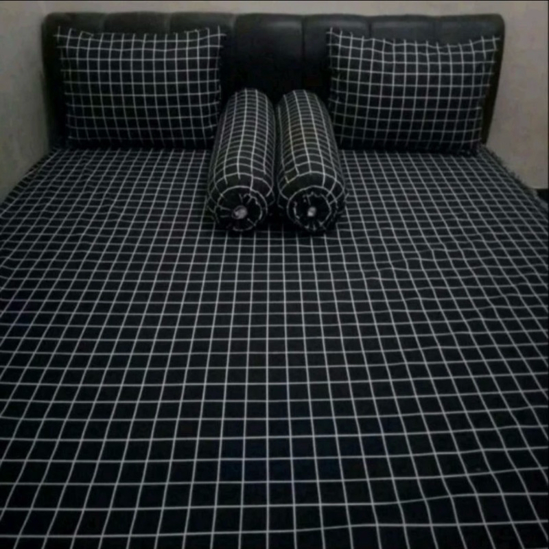 SPREI KOTAK AESTHETIC ( HOME MADE ) / SPREI KOTAK KOTAK / SPREI SARUNG BANTAL AESTHETIC